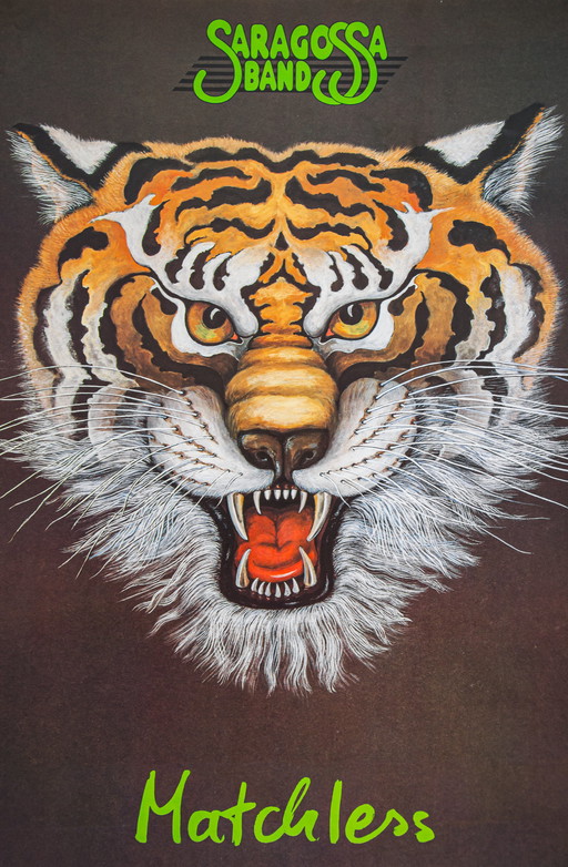 Original Zaragoza band 'Matchless' concert poster 1980 / very good condition / 60x84cm (A1) / 23.4x33.1in