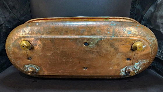 Vaso in rame martellato, Napoleone III (Bonnafous de Durfort), XIX secolo – Oggetti decorativi, Brass, Copper (photo 7 of 13)