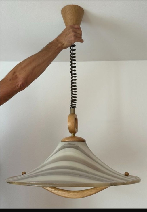 Lampada Cristallux Hustadt anni '70-'80