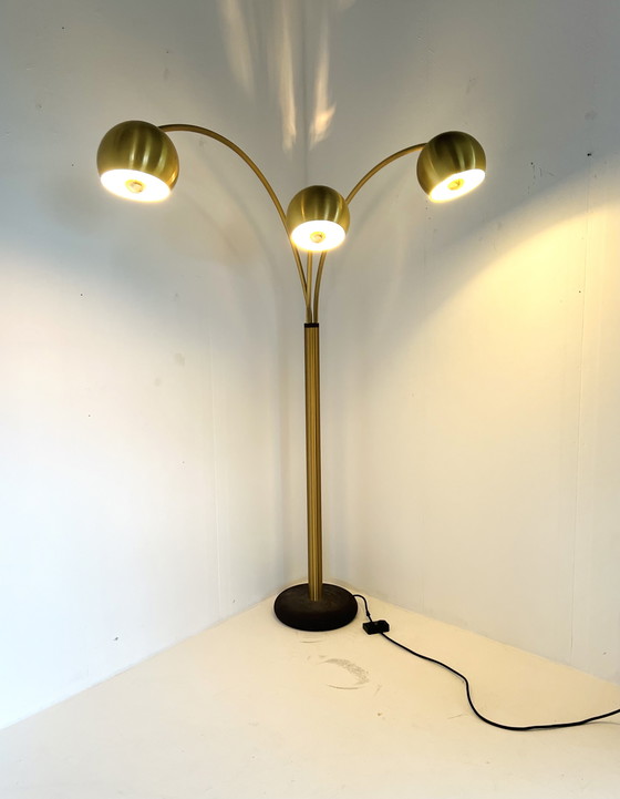 Image 1 of Vintage brass floor lamp, Goffredo Reggiani '70s