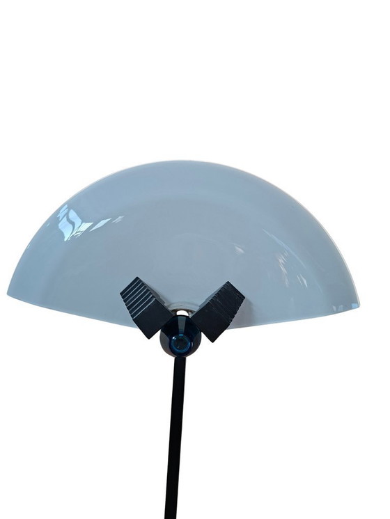 Image 1 of Stehlampe aus Eisen und Muranoglas im Industriedesign der 1970er Jahre