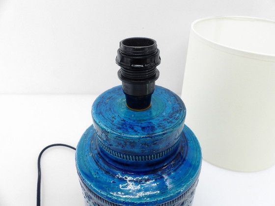 Image 1 of Bitossi-Lampe blau Aldo Londi, Italien 1960