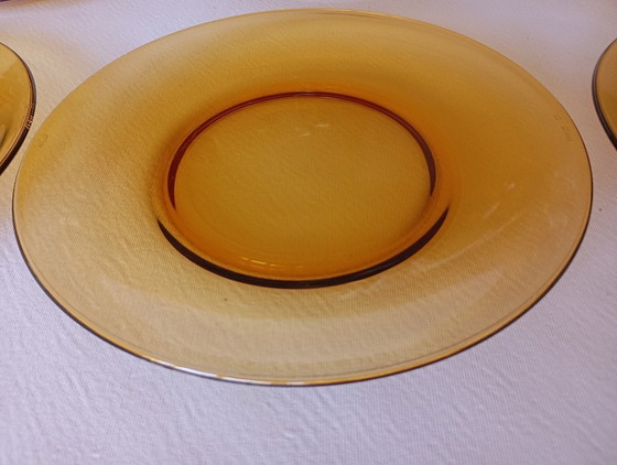 Image 1 of Vereco vintage amber dinner plates