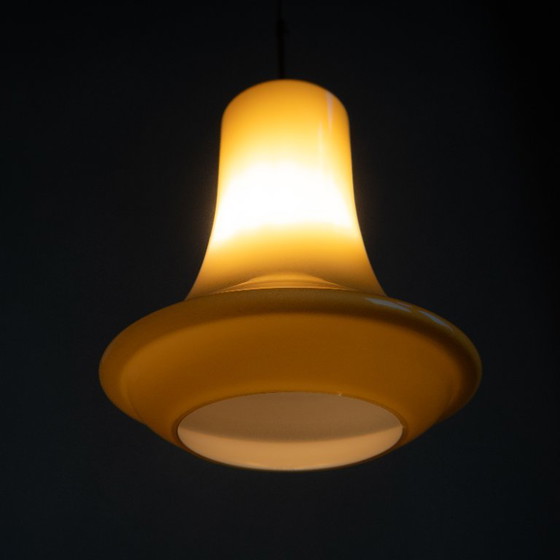 Image 1 of Rare lampe à suspension Flygsfors suédoise des années 1960 par Wiktor Berndt