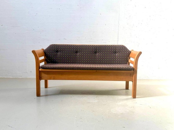 Banc en bois d'aulne, design vintage danois, fabrication artisanale, années 1980 – Wood (photo 7 of 14)
