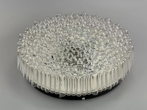 60s 70s Hustadt Leuchten Plafoniere ceiling lamp bubble glass space age