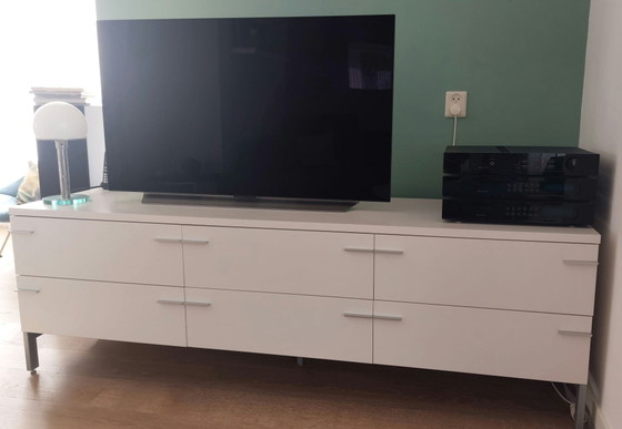 Mobile TV design bianco Pastoe / credenza / cassettiera – Mobili TV, Legno (photo 5 of 5)
