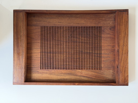 Plateau vintage en teck massif – Accessoires de table, Wood (photo 3 of 6)