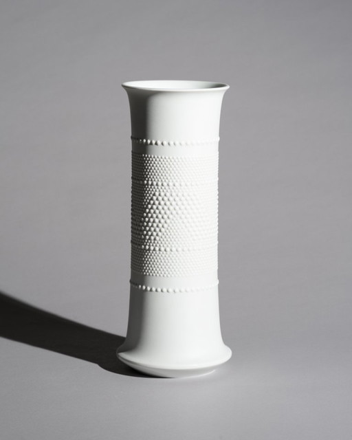 Rosenthal Studio-Line Porcelain Vase “3050/34” Tapio Wirkkala, 1966 Matte White