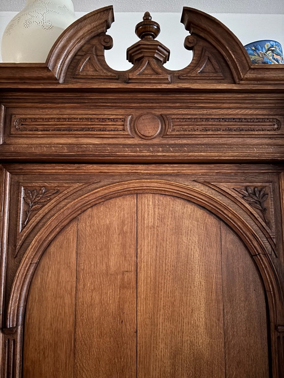 Armoire Art Nouveau/Jugendstil antique – antiek, Armoires de rangement, Bois (photo 4 of 8)