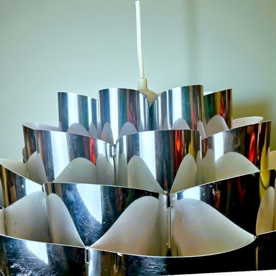 Image 1 of Lampada moderna danese in argento