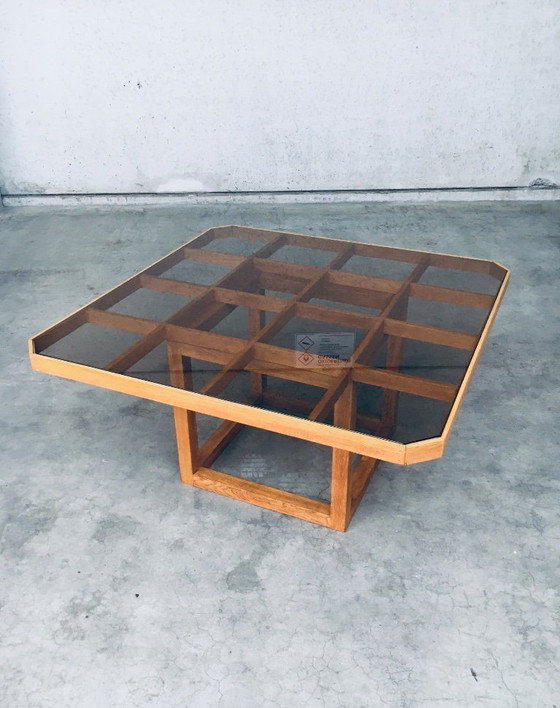 Image 1 of 1980's Postmodern Design Octagonal Square Dining Table