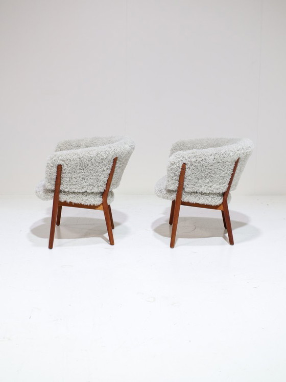 Image 1 of Fauteuil Nanna Ditzel 83 en teck danois années 1950