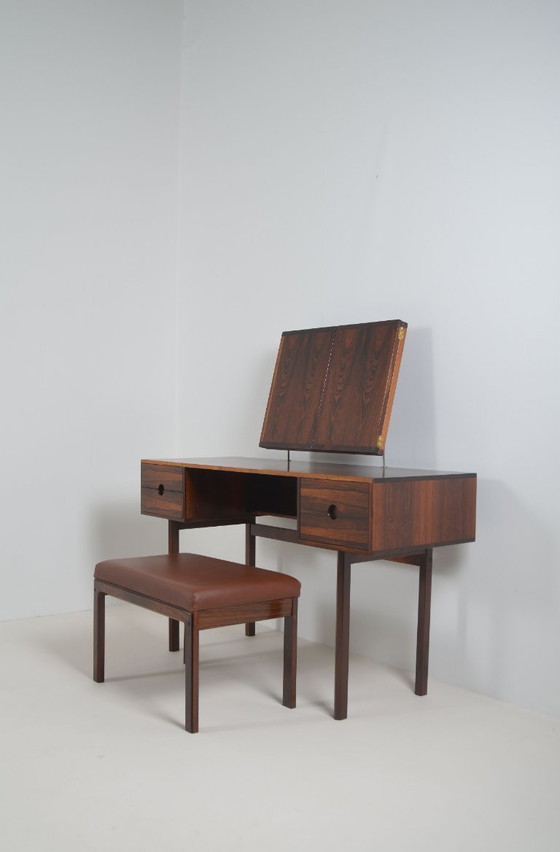 Image 1 of Danish dressing table in rosewood by Kai Kristiansen for Aksel Kjersgaard