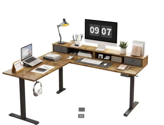 Image 1 of Escritorio 160x140cm ¡Nuevo! Escritorio eléctrico