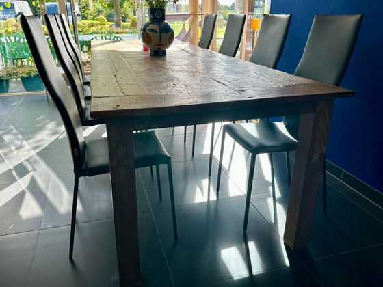 Zanotta Lialta rivestimenti sfoderabili in grafite sedie 8 pezzi I – Set da pranzo, Alluminio, Altro (photo 3 of 15)
