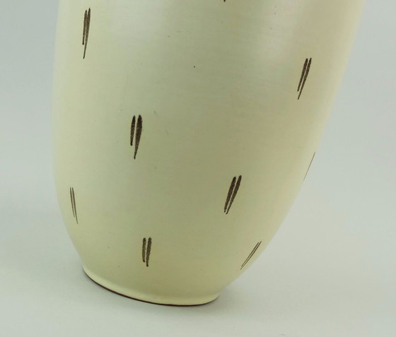 Image 1 of large mid century ceramic floor vase 1950s fritz van daalen, model no. 81/10A