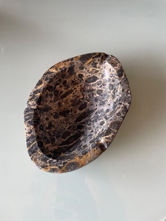 Image 1 of Bandeja de mármol macizo de mediados de siglo