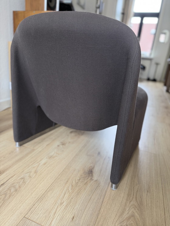 Image 1 of Vintage Giancarlo Piretti Alky Fauteuil Stoel bruin