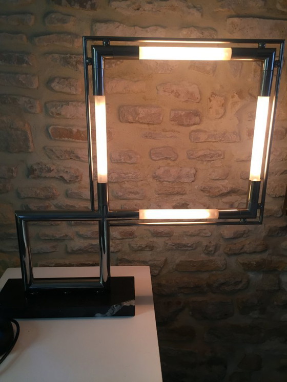 Image 1 of JACQUES ADNET / LAMPE QUADRO ART DECO/ VINTAGE