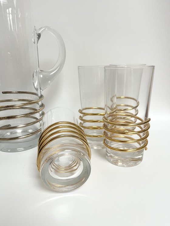 Image 1 of French vintage glassware set – Reims, 1960s