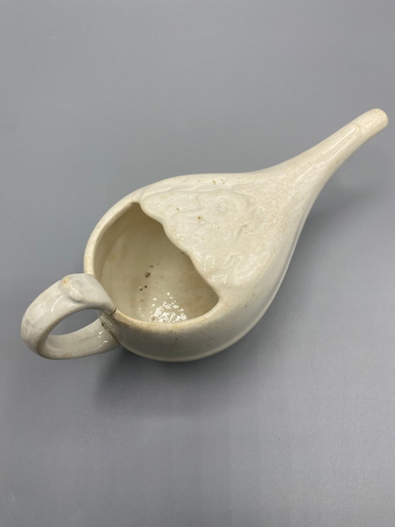 Faience voederbak voor invaliden (eendvormig) – Digoin en Sarreguemines – Decoratieve objecten (photo 4 of 7)