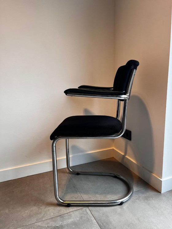 Image 1 of Sillas De Wit Brothers – Juego de 4 – Diseño con estructura tubular