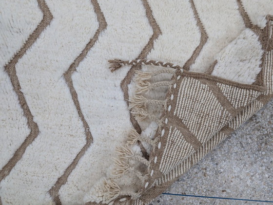 Image 1 of Berberteppich – 259 cm x 160 cm – weiße Wolle