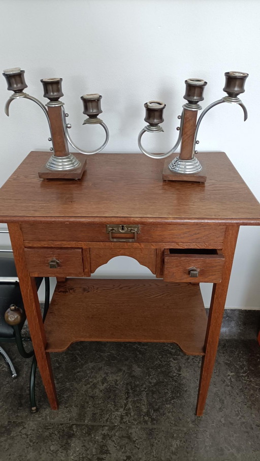 Set of Art Deco Candlesticks