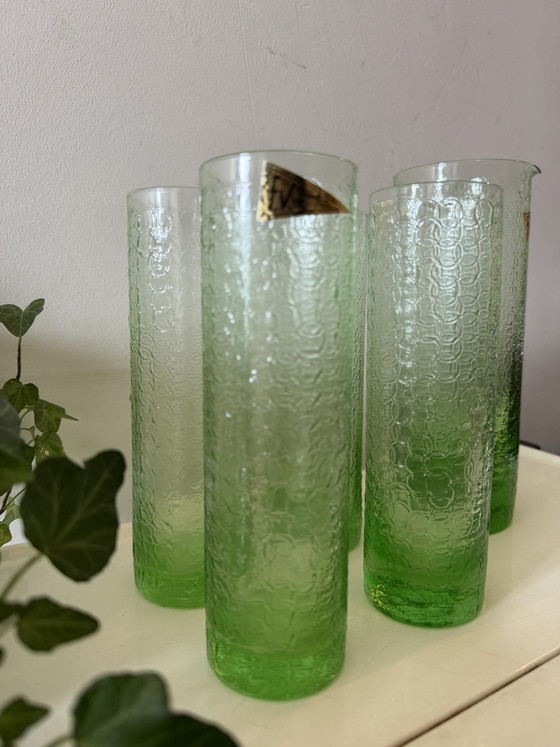 Fidenza Vetraria Carafe and Glasses Italian Design – Glass & Decanter (photo 4 of 6)
