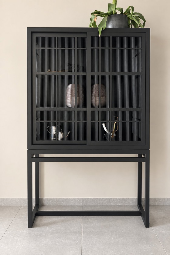 Ethnicraft Burung Vitrinekast Zwart Eiken | Designkast | 104 × 45 × 172 Cm – Vitrinekasten, Wood (photo 9 of 9)
