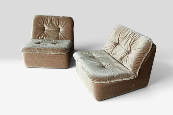 2 poltrone vintage verdi Cor "Ambo" di Jo Otterpohl – Divani modulari, Textile (photo 10 of 13)