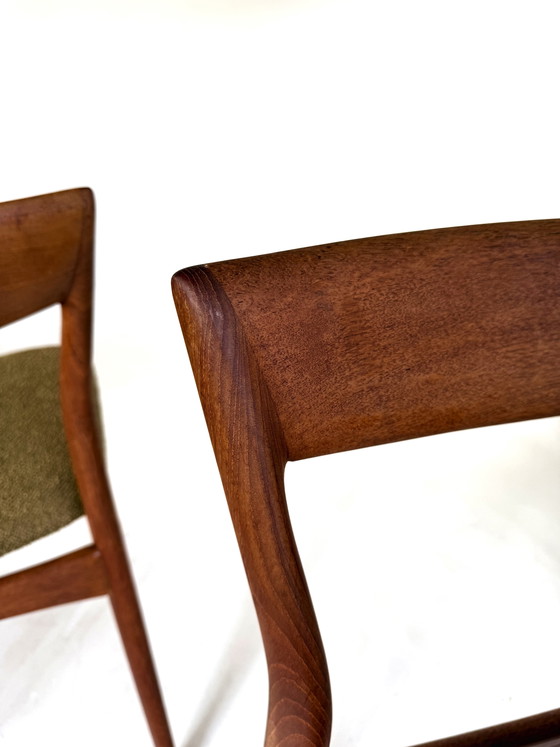 6x Sedie da pranzo restaurate, Viborg Stolefabrik ‘60 – Legno, Tessile (photo 10 of 15)