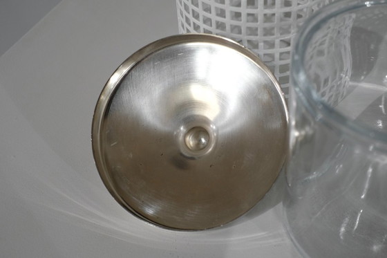 Image 1 of Sucrier De Josef Hoffmann Pour Bieffeplast, Italie, Années 1980