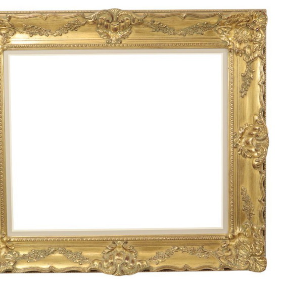 Image 1 of Marco grande dorado de estilo barroco