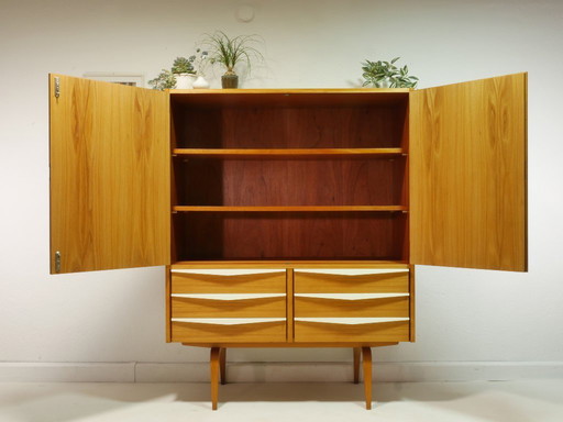 Armoire multi-usages vintage / bibliothèque / armoire à linge - Hellerau, Serie 427/N, années 1960, Allemagne