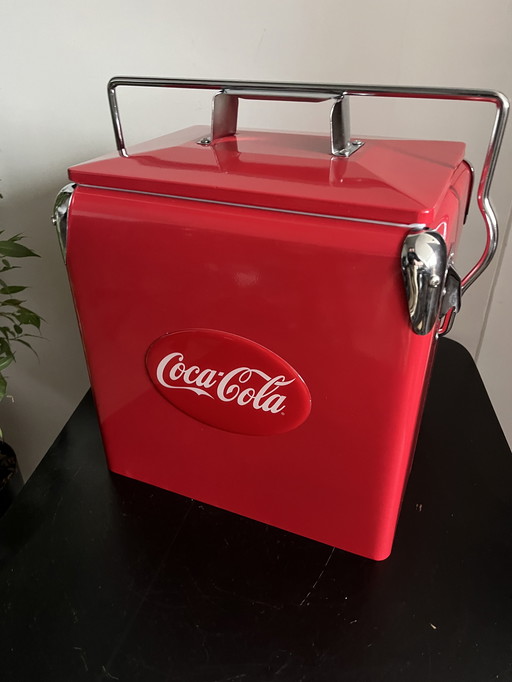 Vintage Metal Coca Cola Coolbox