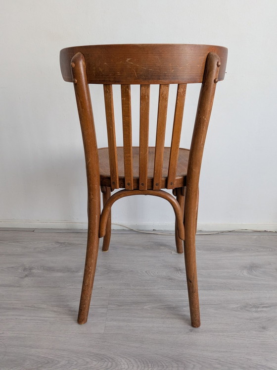 Vintage 1920s oak Teachers Desk + early Thonet chair – Wood (photo 12 of 15)