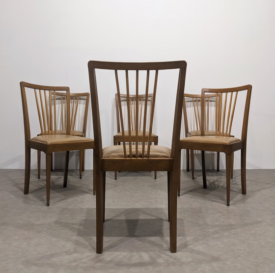 Image 1 of Ensemble de six chaises, 50S.  