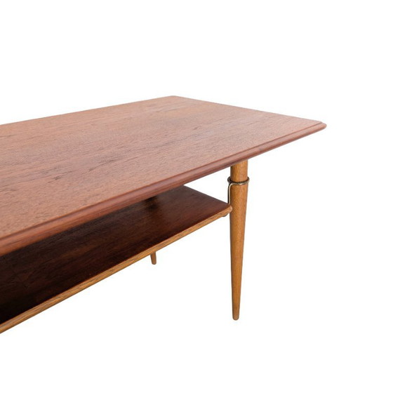 Image 1 of Midcentury coffee table teak danish design vintage coffee table 60s