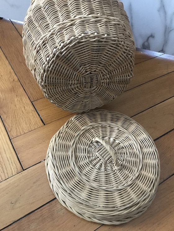 Image 1 of Rattan Storage Basket