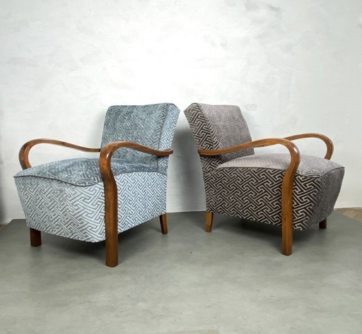 Fauteuils "Labirinth Duo" de Jindrich Halabala