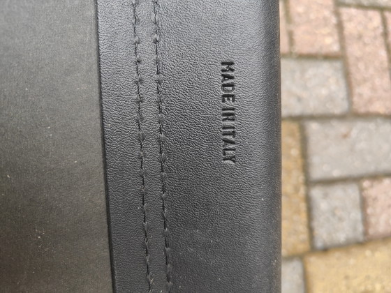 Image 1 of Sedia a slitta nera stile Bauhuis Mart Stam