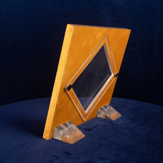 Giorgio Tura Natuurlijk Perkament en Plexiglas Fotolijst voor Tura Milano, 1980 – Lijsten, Leather, Modern (photo 15 of 16)