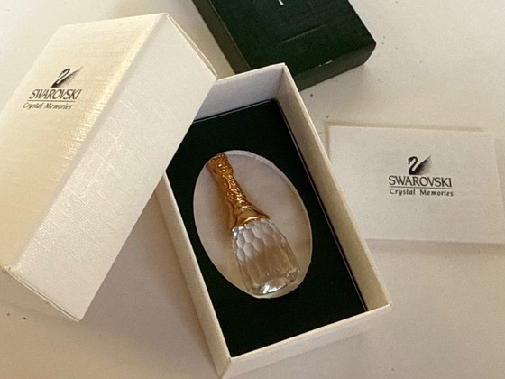 Image 1 of Botella de champán con recuerdos de cristal Swarovski