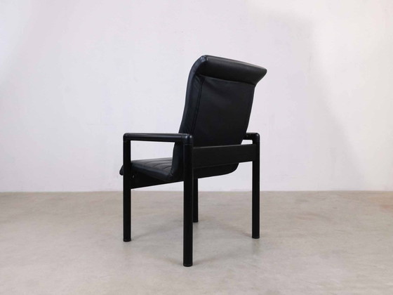 Image 1 of 2x Vintage Flötotto Dining Chairs Memphis Postmodern 1980's