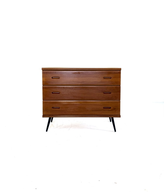 Image 1 of Cassettiera vintage XL in teak, Dyrlund '80