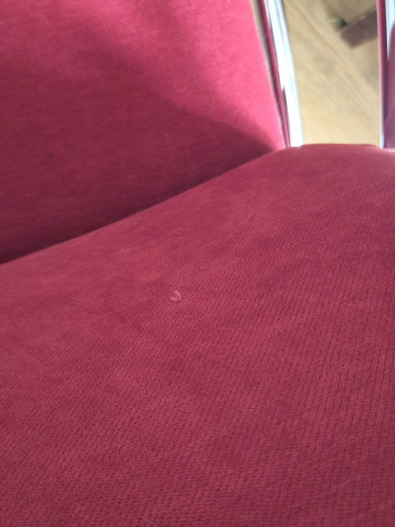 Image 1 of Kebe Danish Design „The Sit Chair“ in wunderschönem Weinrot