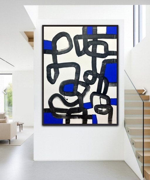 Natia Antadze Abstracte compositie XXL