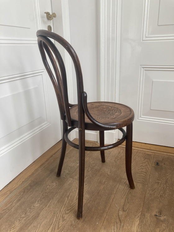 Image 1 of 6x Thonet No. 18 Chairs By Fischel, Ca. 1920
